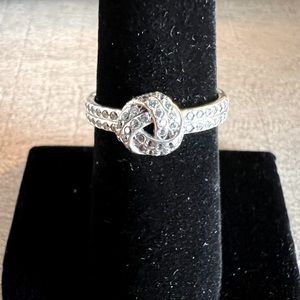 Pandora Shimmering Knot Ring